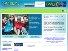 Tablet Screenshot of christiandegree.com